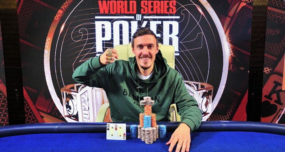 Max Kruse wins the first WSOP bracelet at NLH six-Max Finals